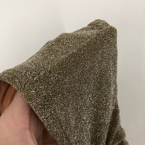 J.crew 38C sparkle underwire bikini top 0555 gold clasp adjustable sexy skimpy - Picture 13 of 16